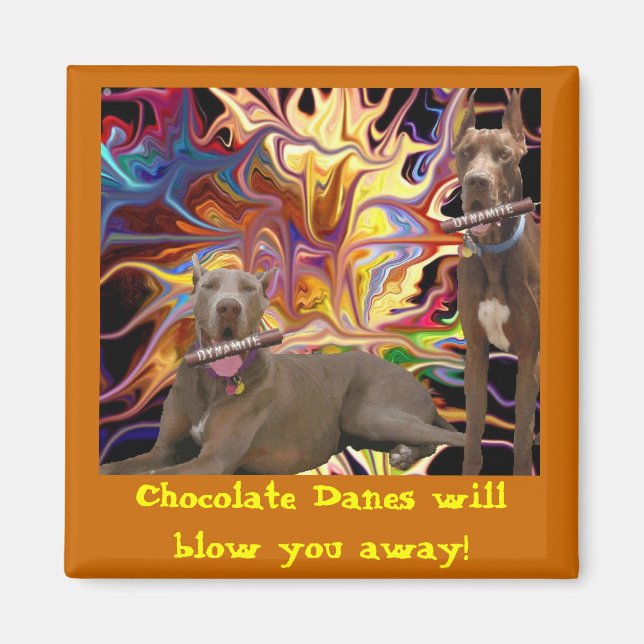 Íman Chocolate Dane Blast (Frente)