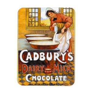 Íman Chocolate de leite da leiteria de Cadbury