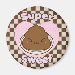 Íman Chocolate de leite doce super Poo