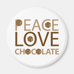 Íman Chocolate do amor da paz