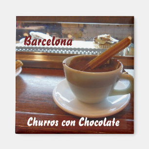 Íman Chocolate do engodo de Churros, Barcelona