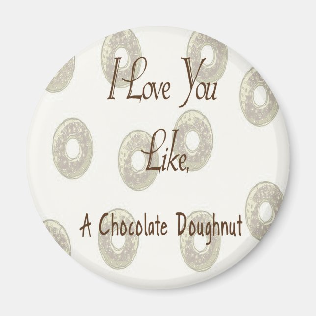 Íman Chocolate Doughnut (Frente)