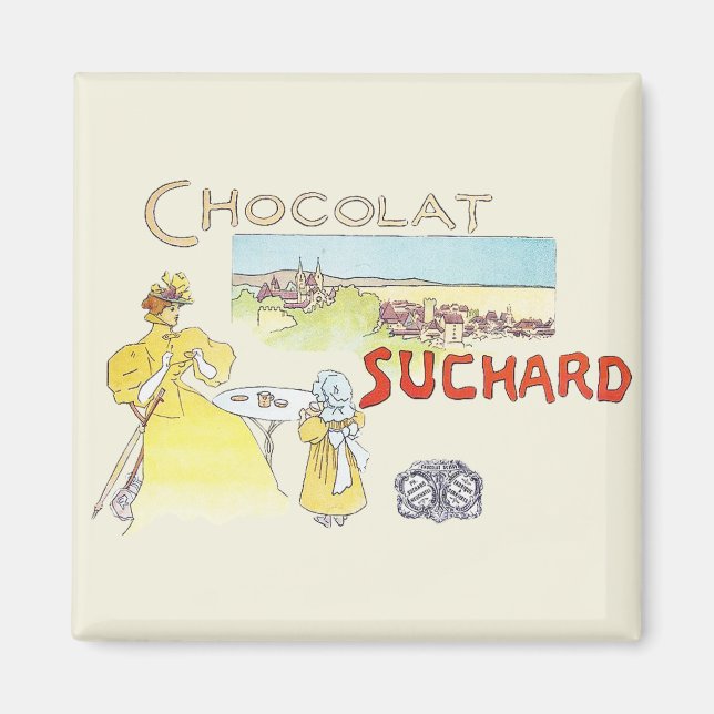 Íman Chocolate francês - açúcar doce vitorioso (Frente)