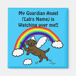 Íman Chocolate Labrador Guardian Angel (Ponte do Arco-í