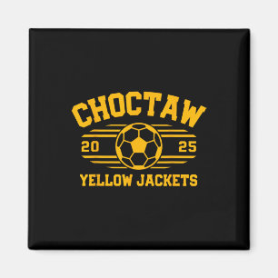 Íman Choctaw Yellow Jackets Futebol Byll 2025 Hs