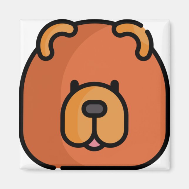 Íman Chow Chow (Frente)