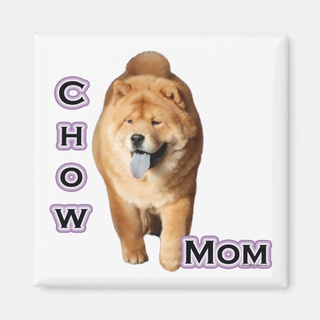 Íman Chow Chow Mãe 4 - Magnet (Frente)