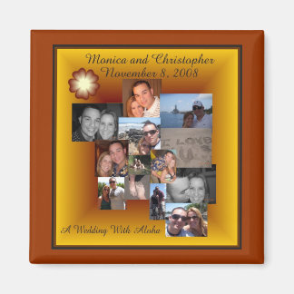 Íman Chris e Monica Collage Magnet