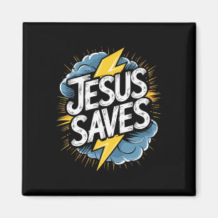 Íman Christan Jesus Salva Premium