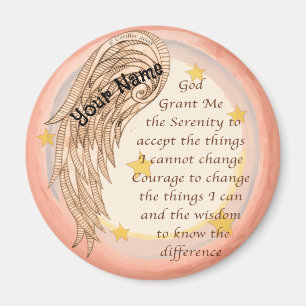 Íman Christian Angel Serenity Prayer