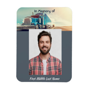 Íman Christian Memorial Semi Truck Trrailer