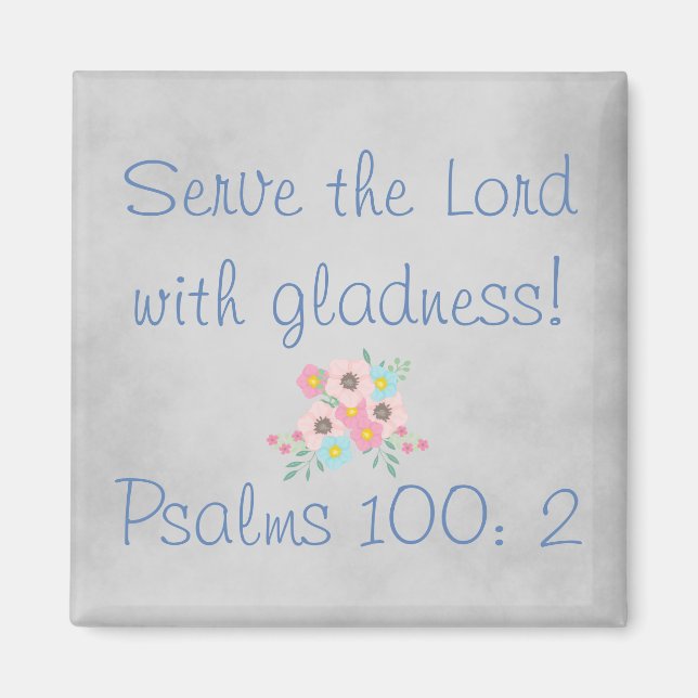 Íman Christian Serve o Senhor (Frente)