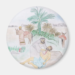 Íman Christian Trabalho de arte O bom samaritano