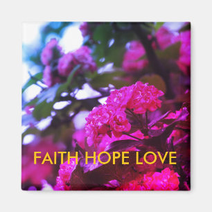 Íman ChristianFaith Hope 5,1 Cm - Magnet Quadrado