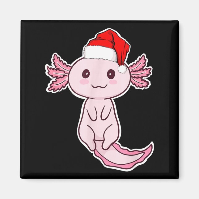 Íman Christmas Axolotl  (Frente)