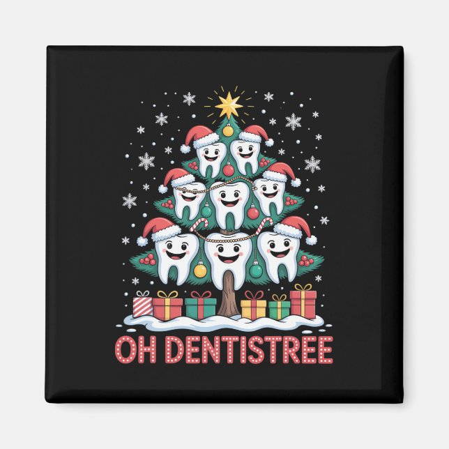 Íman Christmas Dental Squad Oh Dentistree  (Frente)