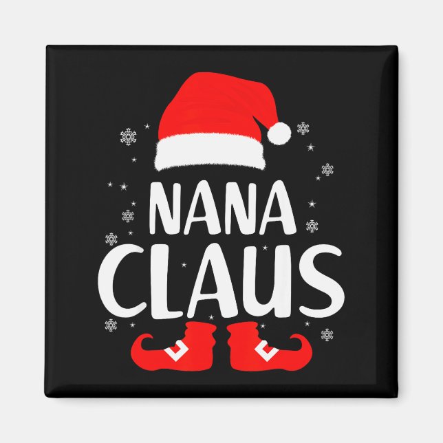 Íman Christmas Nana Claus Leopard Family Matching Pajam (Frente)