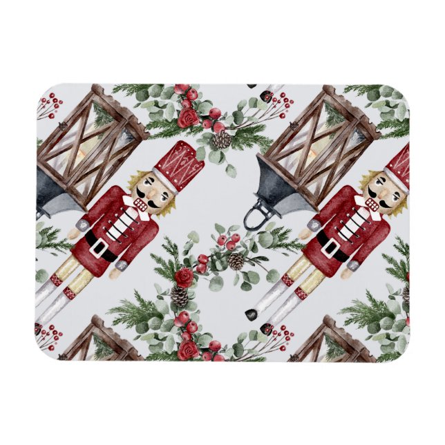 Íman Christmas nutcrackers and lanterns (Horizontal)