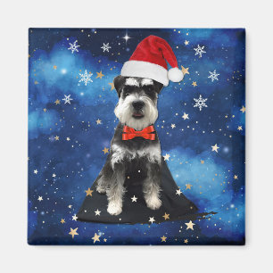 Íman Christmas Schnauzer