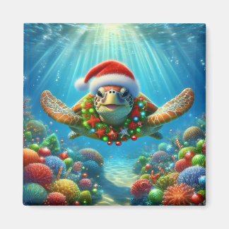 Íman Christmas Sea Turtle Magnet