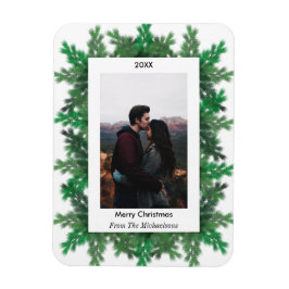 Íman Christmas Tree Branches Photo