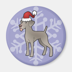 Íman Christmas Weimaraner