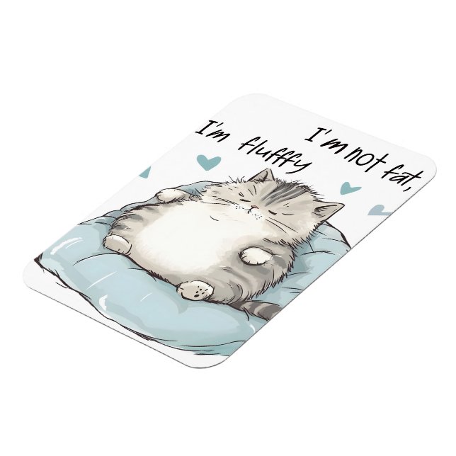 Íman Chubby Cat Chill Vibes (Left Side)