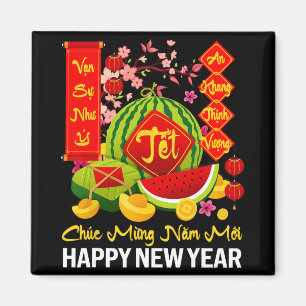 Íman Chuc Mung Nam Moi Ano Novo Lunar Feliz Vietnamita 