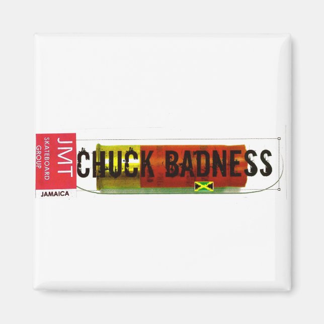 Íman CHUCK BADNESS /TST Mercadorias (Frente)