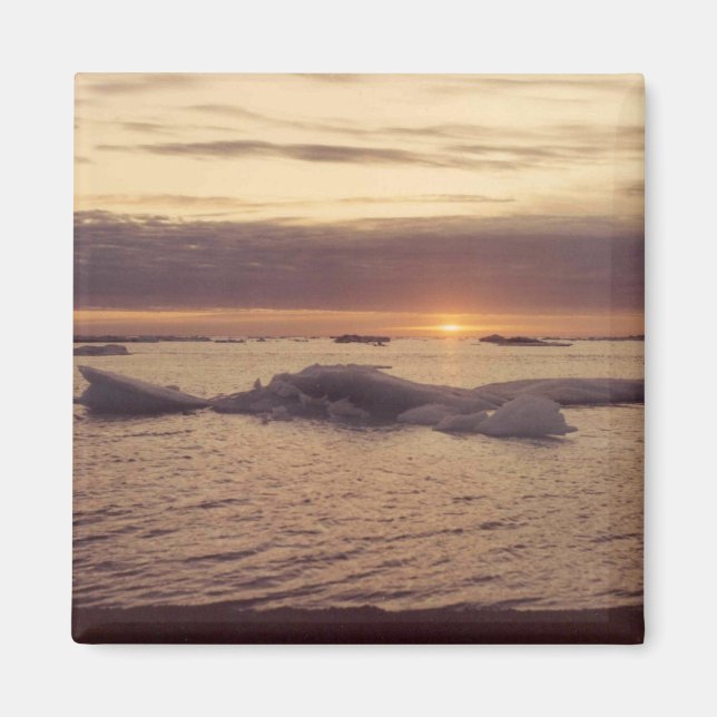 Íman Chukchi Sea Fall Ice Barrow Alaska Photo Design (Frente)