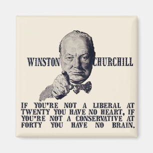 Íman Churchill em conservadores e em liberais