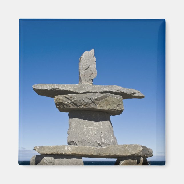 Íman Churchill, Manitoba. Inukshuk (Frente)