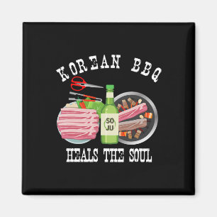 Íman Churrasco Coreano E Soju Curam A Alma Engraçada Co