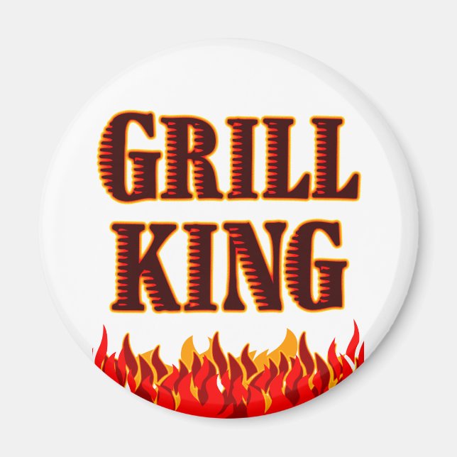 Íman Churrasco Grill King Say Magnet (Frente)