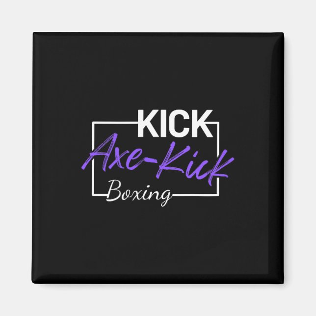 Íman Chute de Machado de Kickboxing (Frente)
