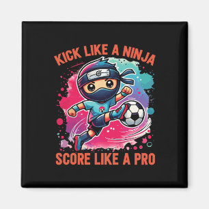 Íman Chute Ninja de Futebol Como Um Ninja Marque Como U