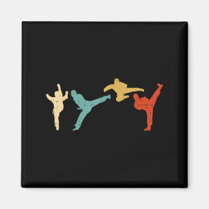 Íman Chutes de Taekwondo Artes Marciais Coreanas Retrô