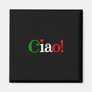 Íman Ciao! Saudação em Cores da Bandeira Italiana - Fof