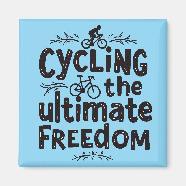 Íman Ciclismo com Estilo (Frente)