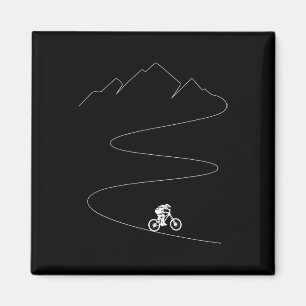 Íman Ciclismo de Montanha - Ciclista Ciclismo Bicicleta