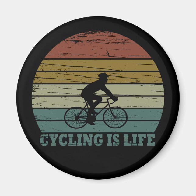 Íman Ciclismo De Montanha Mtb Ciclismo Engraçado (Frente)