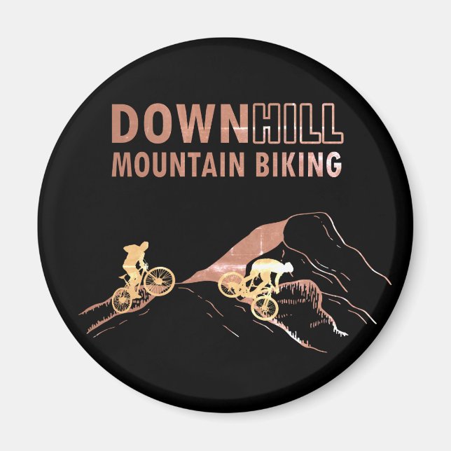 Íman Ciclismo de Montanha MTB Downhill (Frente)