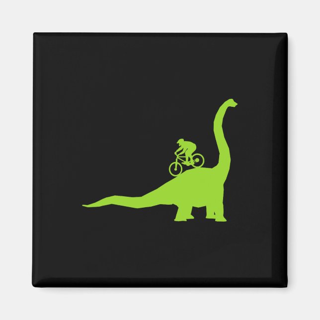 Íman Ciclista De Mountain Bike Dinossauro Mtb  (Frente)