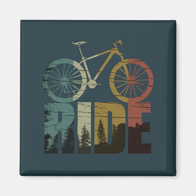 Íman Ciclista de MTB Downhill (Frente)