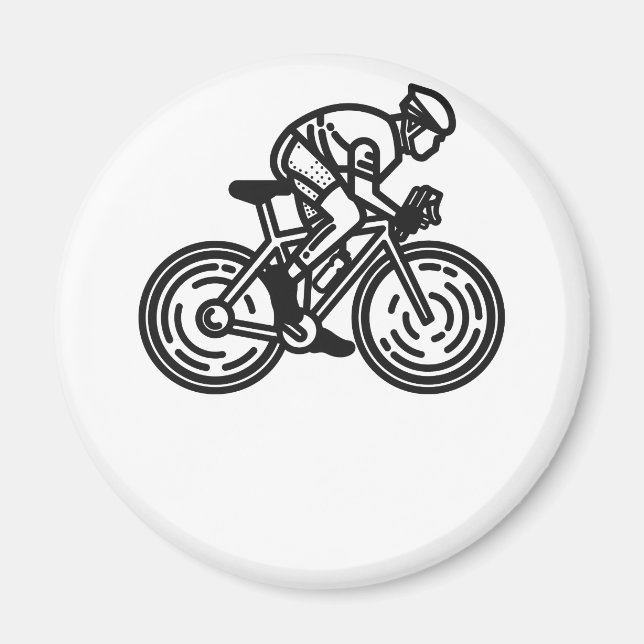 Íman ciclista de velocidade (Frente)