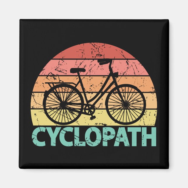 Íman Ciclo de Ciclo Engraçado pelo Ciclo (Frente)