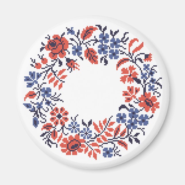 Íman Ciclo de flores (Frente)