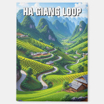 Ciclo Ha Giang Vietnã Ímã de Viagem