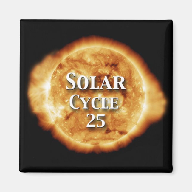 Íman Ciclo solar 25 Sol ativo (Frente)