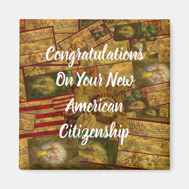 Íman Cidadania dos EUA (Frente)